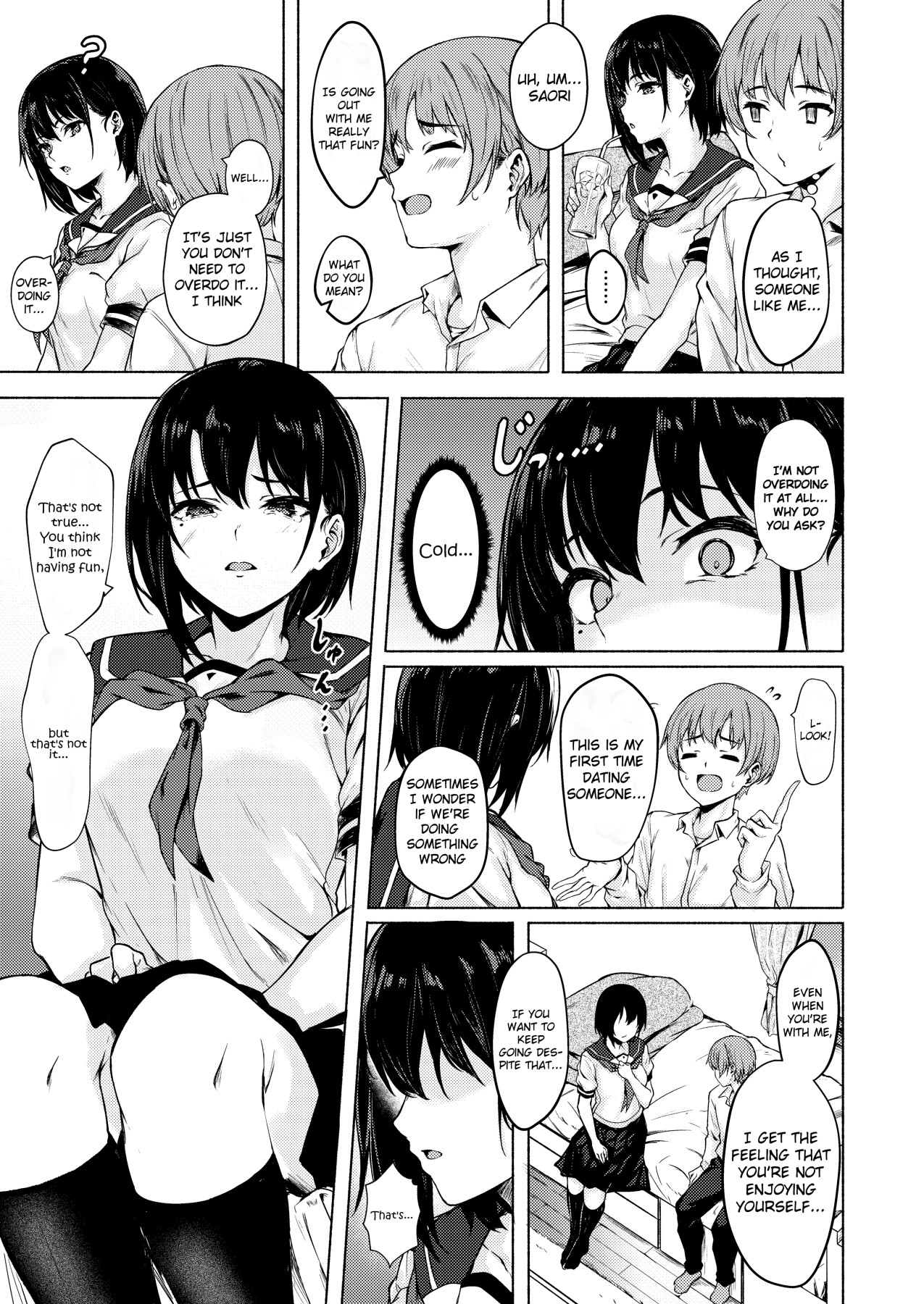 Hentai Manga Comic-Tall Saori-chan Is Both Clumsy And Lewd-Read-5